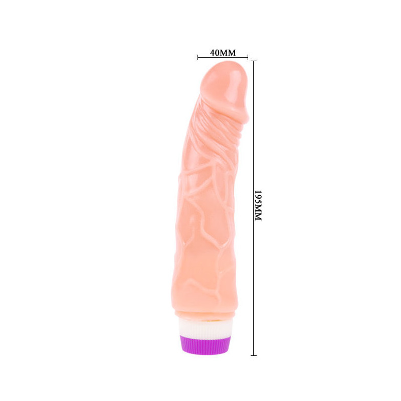 BAILE VIBRADOR REALISTICO 20 CM