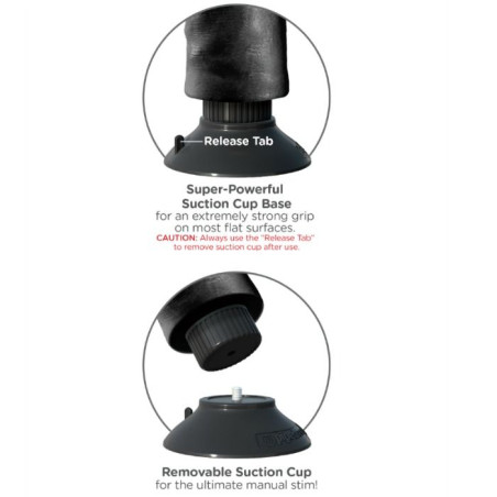 KING COCK DILDO VIBRADOR CON TESTICULOS 23 CM NEGRO