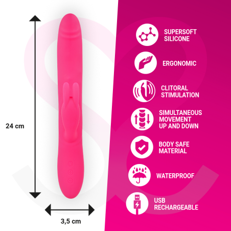 MORESSA WARREN IMPULSOR OSCILANTE Y POTENTE VIBRACION PREMIUM SILICONA RECARGABLE