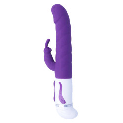 INTENSE BOBBLE VIBRADOR ROTADOR SILICONA LILA 2
