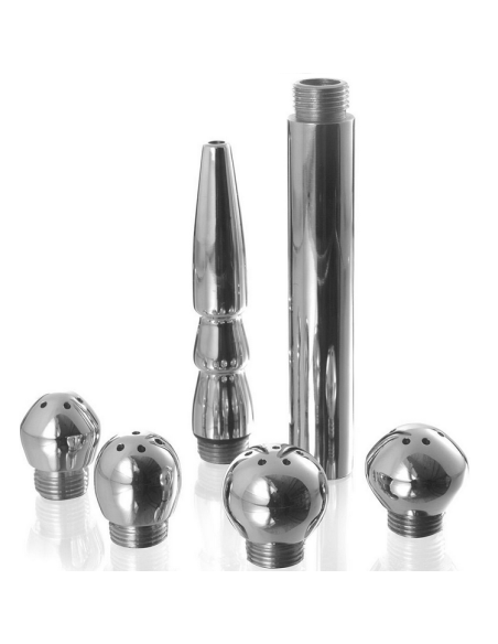 METAL HARD SET LIMPIEZA VAGINAL ANAL 5PCS