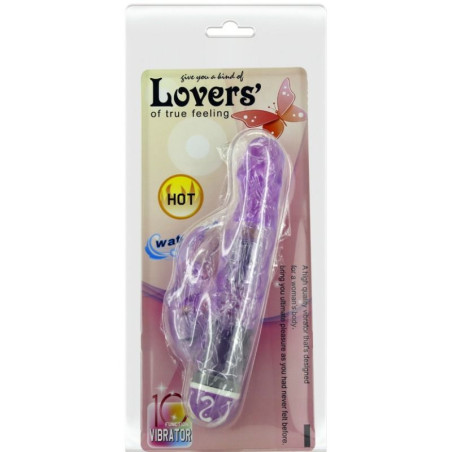 BAILE VIBRATORS MULTIVELOCIDAD CON RABBIT LILA