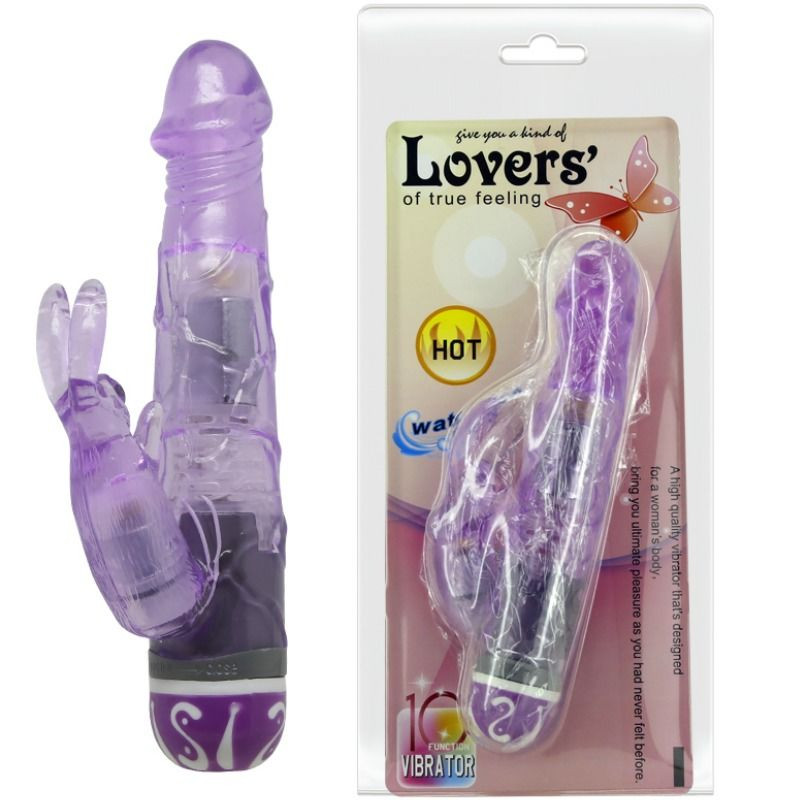 BAILE VIBRATORS MULTIVELOCIDAD CON RABBIT LILA