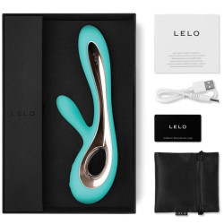 LELO SORAYA 2 VIBRADOR RABBIT VERDE AGUA 2
