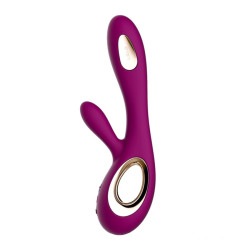 LELO SORAYA WAVE VIBRADOR RABBIT MORADO 2