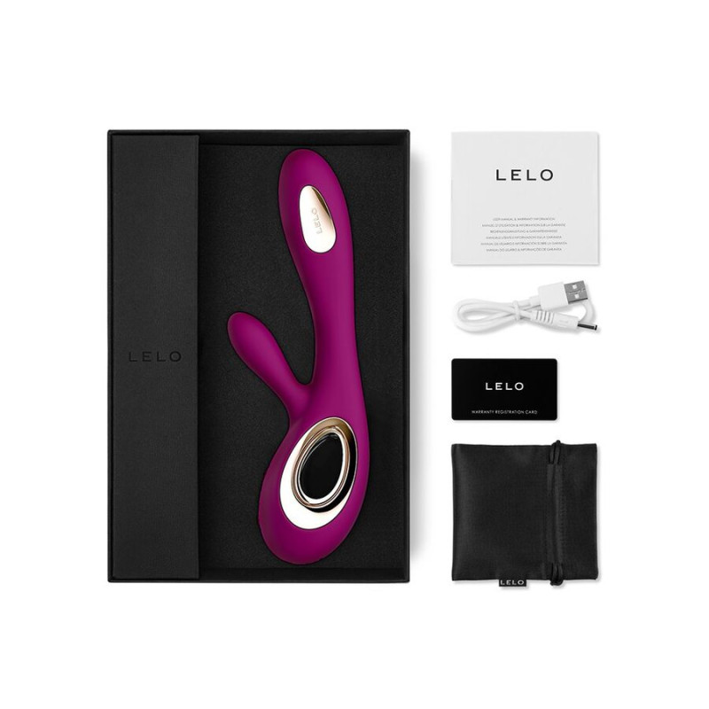 LELO SORAYA WAVE VIBRADOR RABBIT MORADO