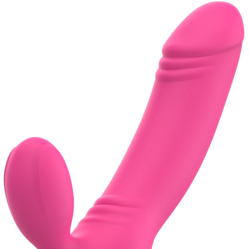 OHMAMA BIX VIBRADOR DOBLE ESTIMULACION XMAS EDITION ROSA
