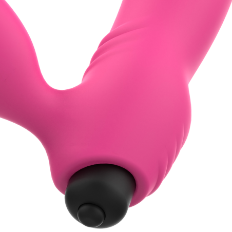 OHMAMA BIX VIBRADOR DOBLE ESTIMULACION XMAS EDITION ROSA
