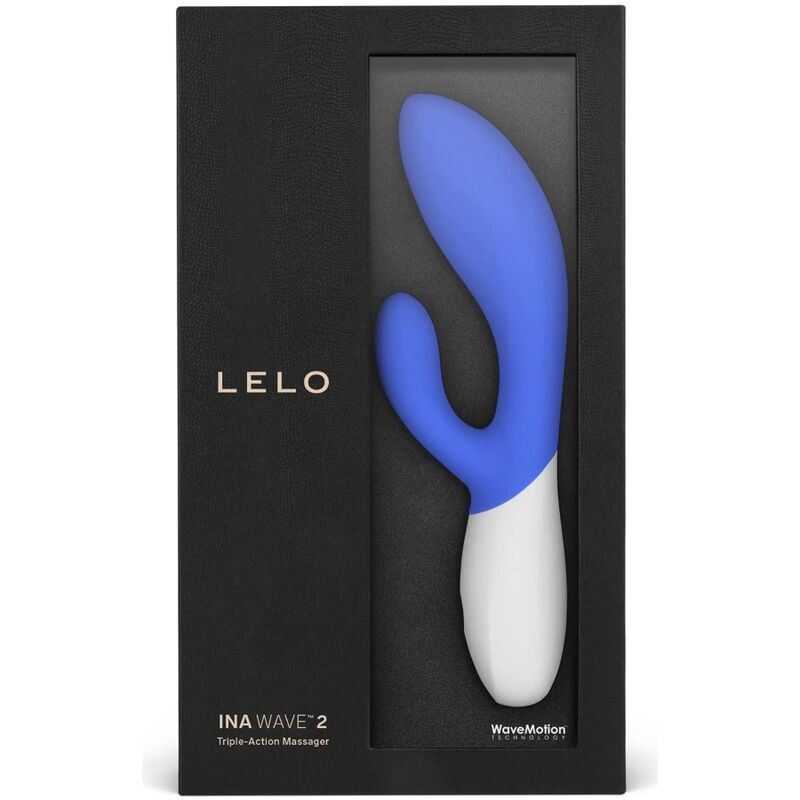 LELO INA WAVE 2 VBRADOR LUJO MOVIMIENTO ESPECIAL AZUL