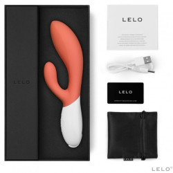 LELO INA 3 VIBRADOR RABBIT LUJO CORAL 2