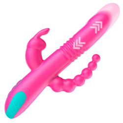 HAPPY LOKY DONALD TRIPLE ESTIMULACION ANAL PUNTO G CLITORIS MANDO CONTROL REMOTO WATCHME 2