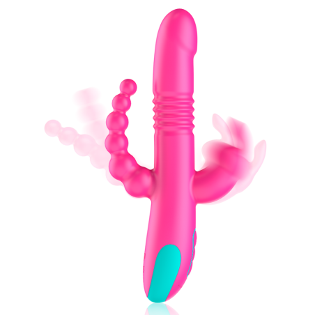 HAPPY LOKY DONALD TRIPLE ESTIMULACION ANAL PUNTO G CLITORIS COMPATIBLE CON WATCHME WIRELESS TECHNOLOGY