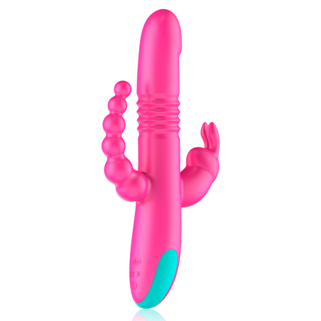 HAPPY LOKY DONALD TRIPLE ESTIMULACION ANAL PUNTO G CLITORIS COMPATIBLE CON WATCHME WIRELESS TECHNOLOGY