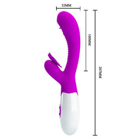 PRETTY LOVE MOTH LICKING VIBRATING LILA
