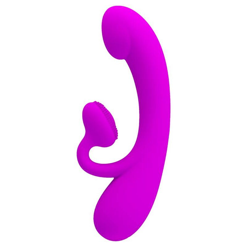 PRETTY LOVE SINCERE VIBRADOR Y SUCCIONADOR DE CLITORIS SILICONA MORADO