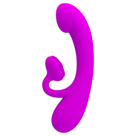 PRETTY LOVE SINCERE VIBRADOR Y SUCCIONADOR DE CLITORIS SILICONA MORADO