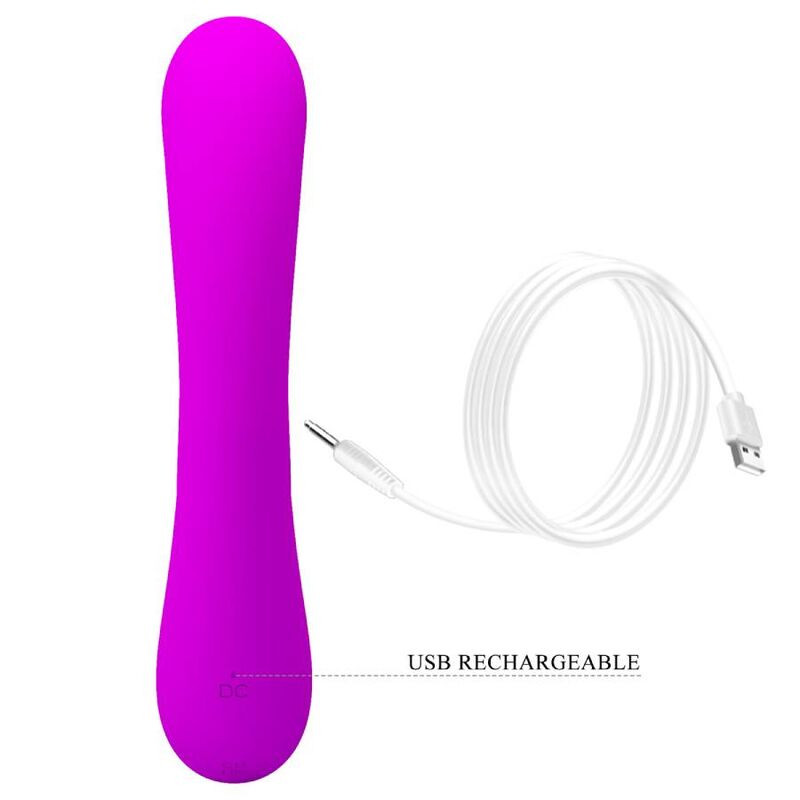 PRETTY LOVE SINCERE VIBRADOR Y SUCCIONADOR DE CLITORIS SILICONA MORADO