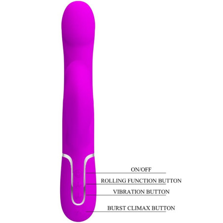 PRETTY LOVE VIBRADOR RABBIT PERLAS VIOLETA