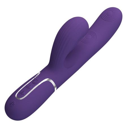 PRETTY LOVE PERLITA VIBRADOR PUNTO G 3 EN 1 MULTIFUNCION MORADO