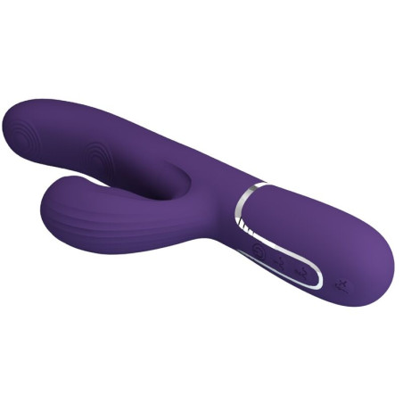 PRETTY LOVE PERLITA VIBRADOR PUNTO G 3 EN 1 MULTIFUNCION MORADO