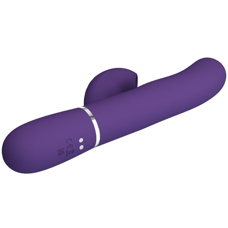 PRETTY LOVE PERLITA VIBRADOR PUNTO G 3 EN 1 MULTIFUNCION MORADO