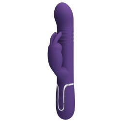 PRETTY LOVE COALE VIBRADOR RABBIT 4 EN 1 MORADO 2