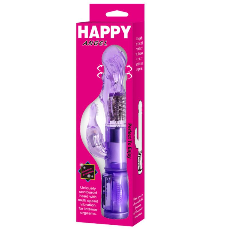 BAILE MINI ROTADOR CON RABBIT HAPPY ANGEL LILA