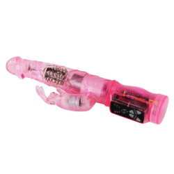 BAILE MINI ROTADOR RABBIT ROSA SUPERESTIMULADOR 2