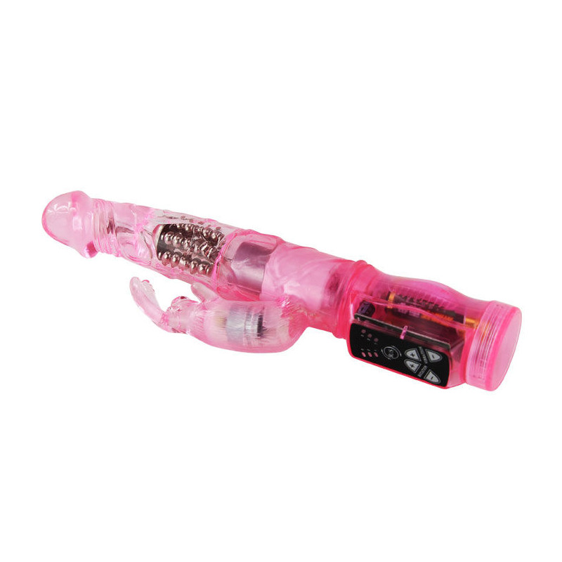BAILE MINI ROTADOR RABBIT ROSA SUPERESTIMULADOR