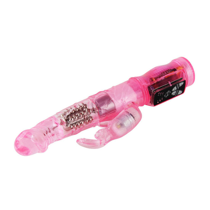 BAILE MINI ROTADOR RABBIT ROSA SUPERESTIMULADOR