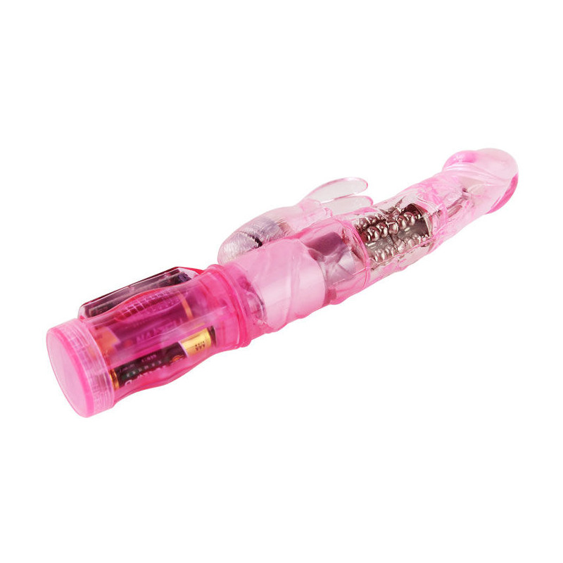 BAILE MINI ROTADOR RABBIT ROSA SUPERESTIMULADOR