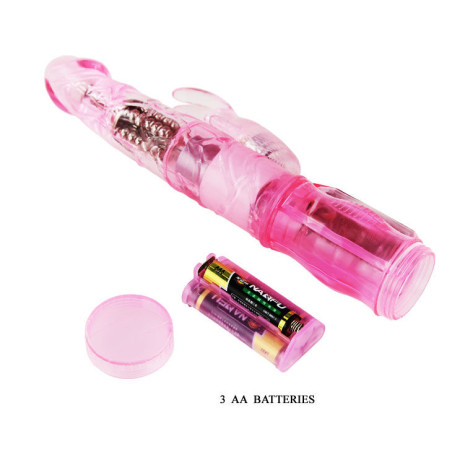 BAILE MINI ROTADOR RABBIT ROSA SUPERESTIMULADOR