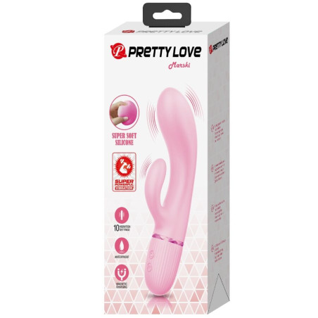 PRETTY LOVE MARSKI VIBRADOR RABBIT PUNTO G ROSA