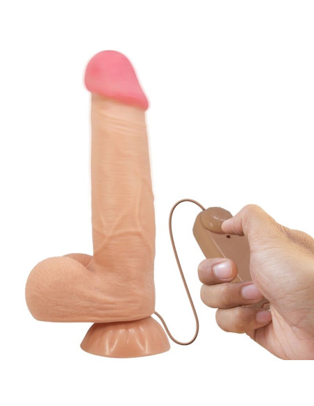 PRETTY LOVE SLIDING SKIN SERIES DILDO REALISTICO CON VENTOSA PIEL DESLIZANTE NATURAL 218 CM