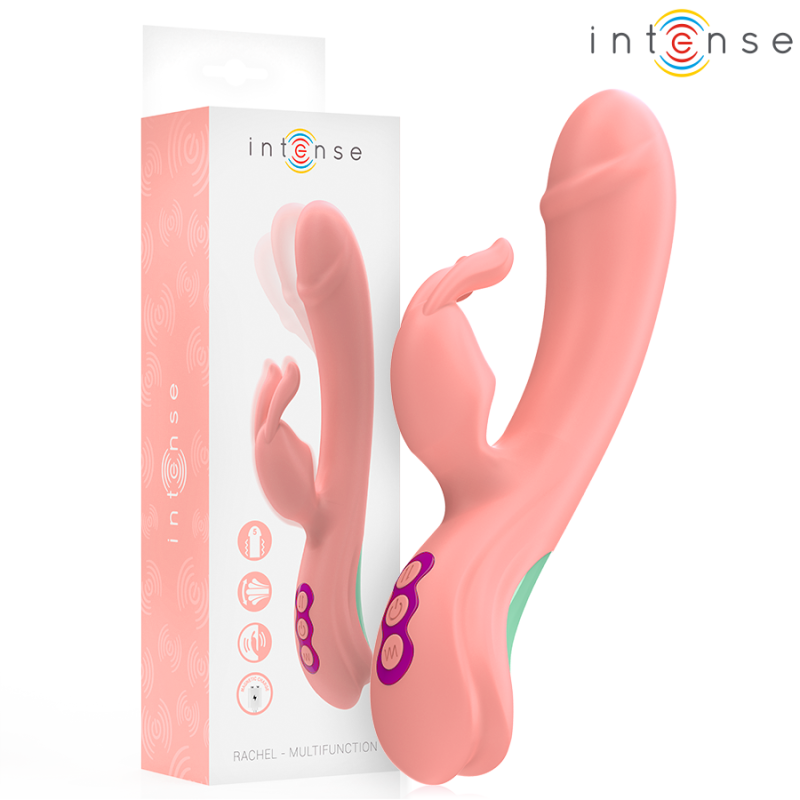 INTENSE RACHEL VIBRADOR RABBIT 5 VIBRACIONES ROSA