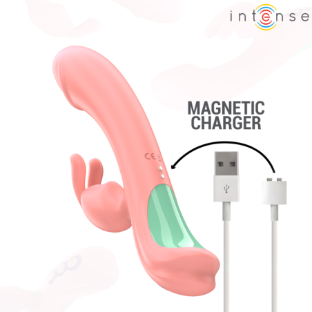 INTENSE RACHEL VIBRADOR RABBIT 5 VIBRACIONES ROSA