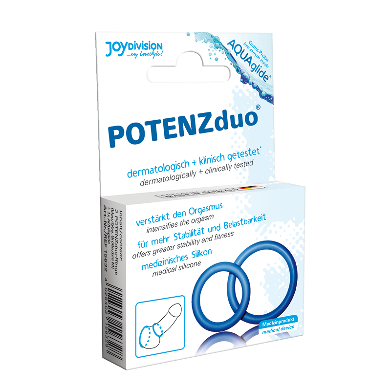 JOYDIVISION POTENZDUO ANILLOS PARA PENE AZUL M