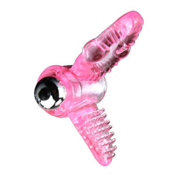 BAILE SWEET ABS 10 RITMOS RING ANILLO PENE VIBRADOR ROSA 2