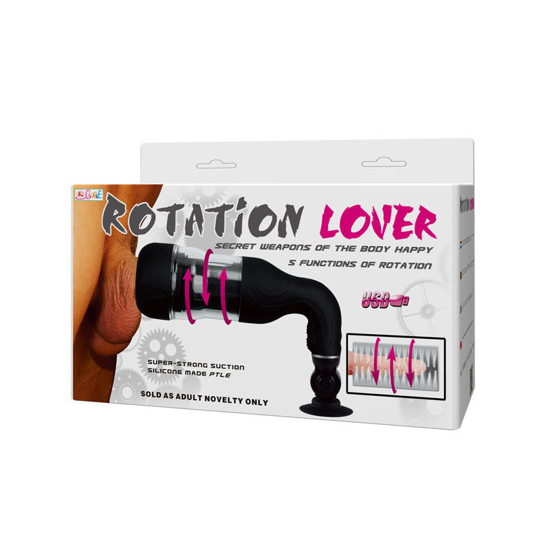 BAILE ROTATION LOVER MASTURBADOR AUTOMATICO SOPORTE
