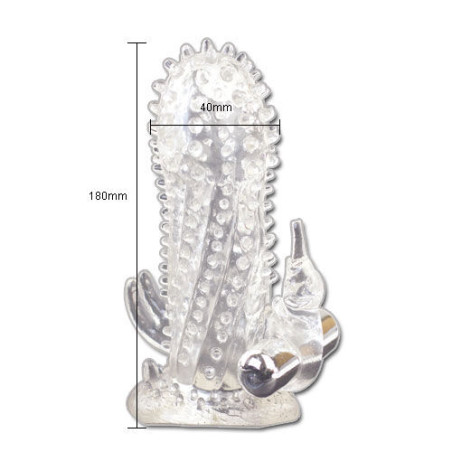 BAILE BRAVE MAN EXTENSION PENE VIBRADOR RABBIT