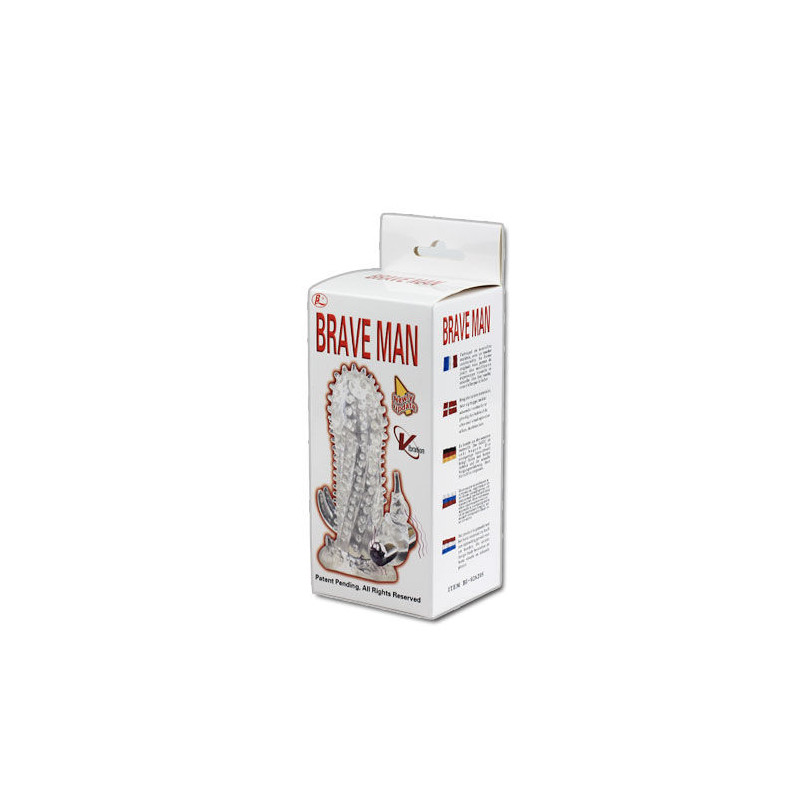 BAILE BRAVE MAN EXTENSION PENE VIBRADOR RABBIT