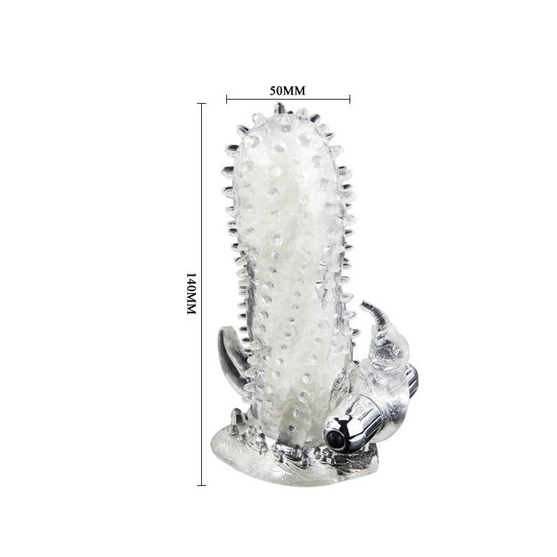 BAILE BRAVE MAN EXTENSION PENE VIBRADOR RABBIT