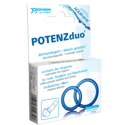 JOYDIVISION POTENZDUO ANILLOS PARA PENE AZUL S 2