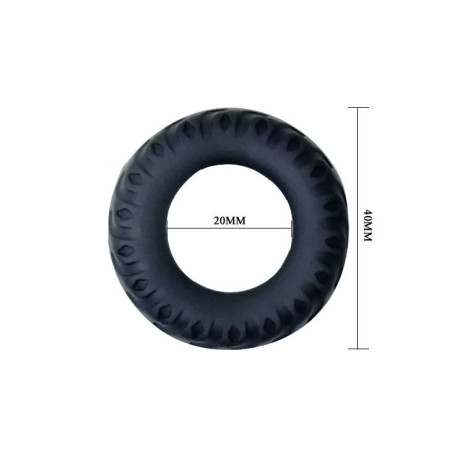 BAILE TITAN COCKRING BLACK GREEN 2 CM