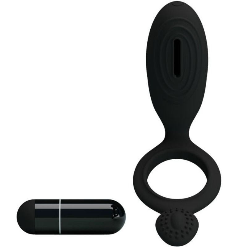 PRETTY LOVE ETHEL ANILLO VIBRADOR CON ESTIMULADOR