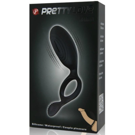 PRETTY LOVE ETHEL ANILLO VIBRADOR CON ESTIMULADOR