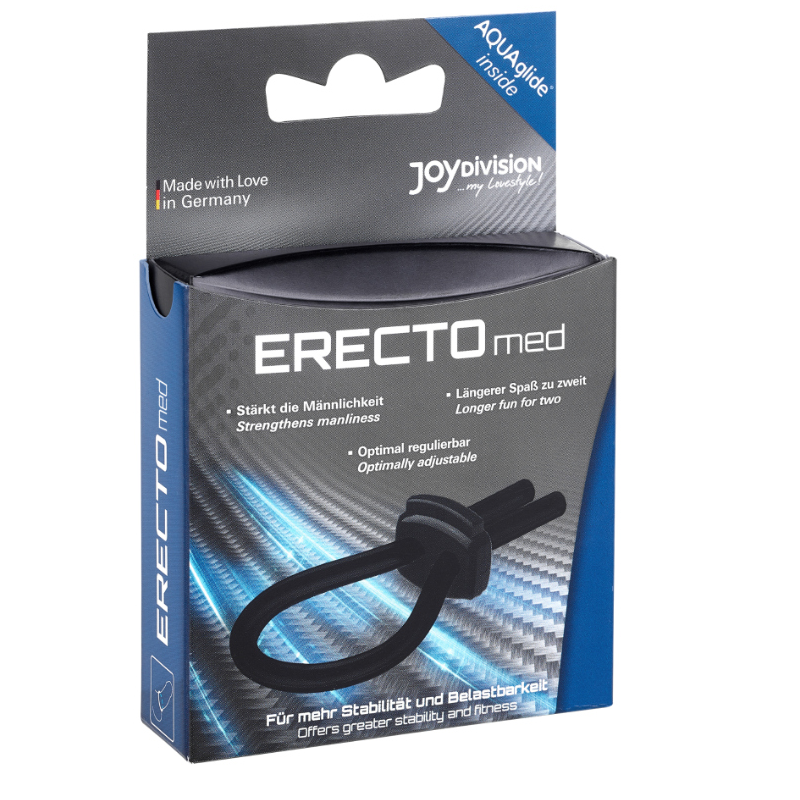 JOYDIVISION POTENZDUO ANILLO SILICONA PARA PENE NEGRO M