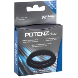 JOYDIVISION POTENZDUO ANILLOS PARA PENE NEGRO M 2