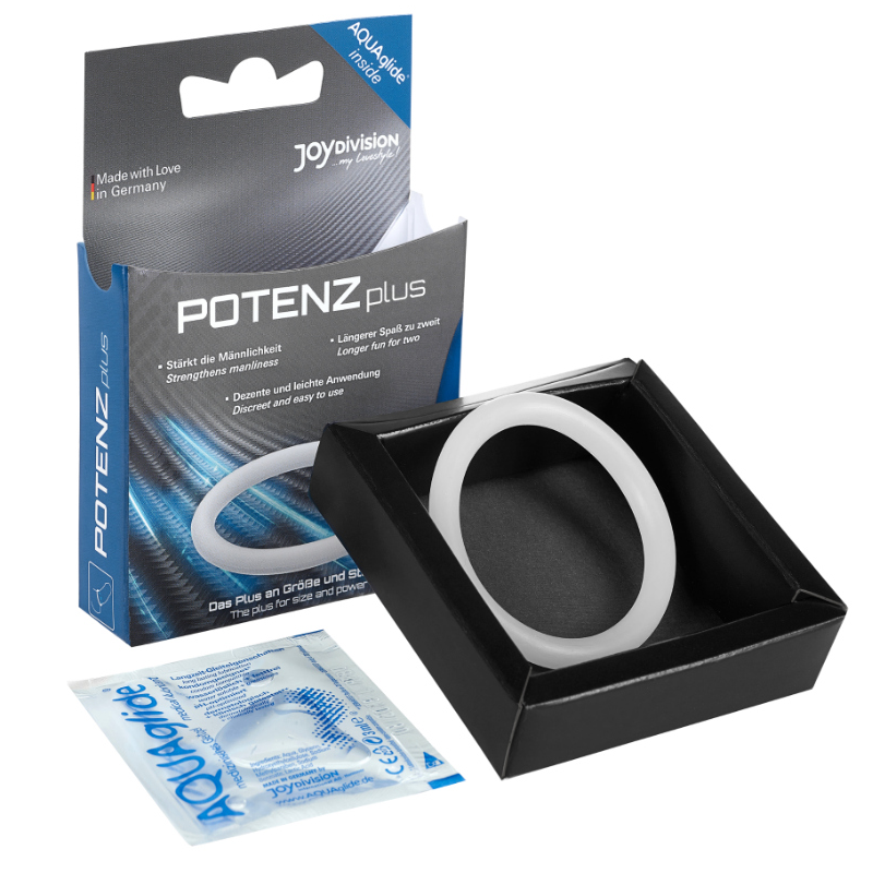 JOYDIVISION POTENZDUO PLUS ANILLO PARA PENE BLANCO M
