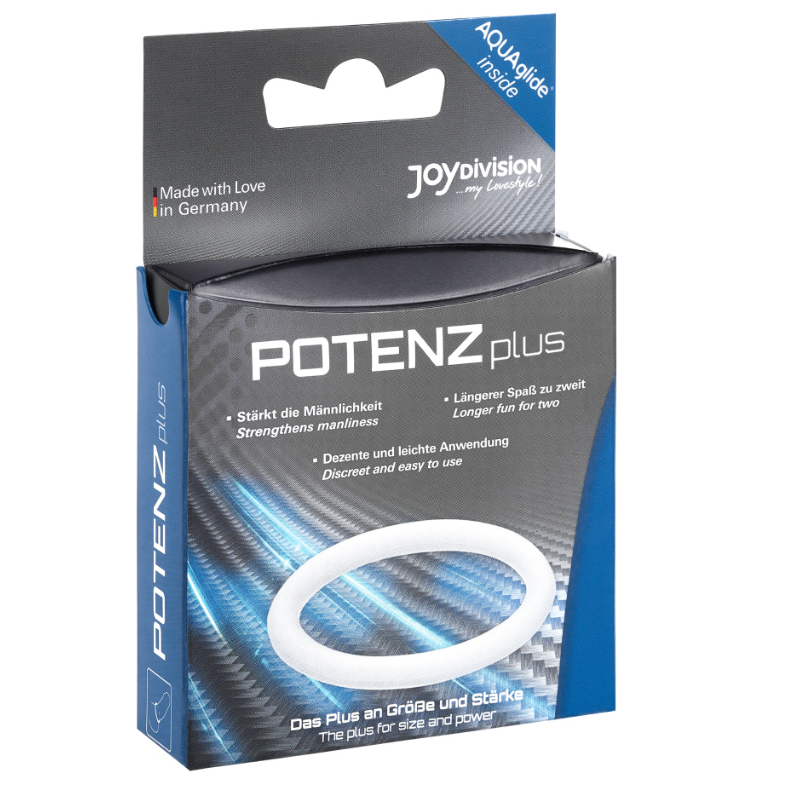 JOYDIVISION POTENZDUO PLUS ANILLO PARA PENE BLANCO M